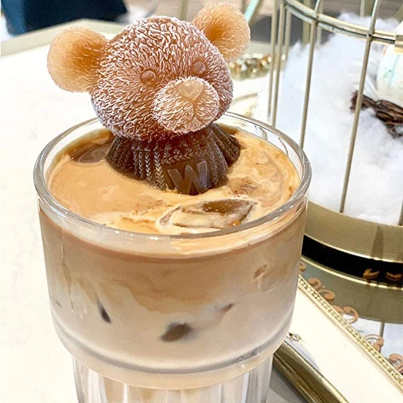 3D Bear Shape Ice Cube Tray DIY Ice Cream Silicone Mold Summer Bar Coffee Use Popsicle Mold Creative Utensils Chocolate Mold
3D Bear Shape Ice Cube Tray DIY Ice Cream Silicone Mold Summer Bar Coffee Use Popsicle Mold Creative Utensils Chocolate Mold