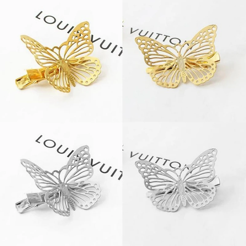 Women Hollow Vintage Hair Clips Metal Butterfly Hairpins Gold Bridal Headpiece Bobby Pins Headdress Jewelry Styling Accessories
Women Hollow Vintage Hair Clips Metal Butterfly Hairpins Gold Bridal Headpiece Bobby Pins Headdress Jewelry Styling Accessories