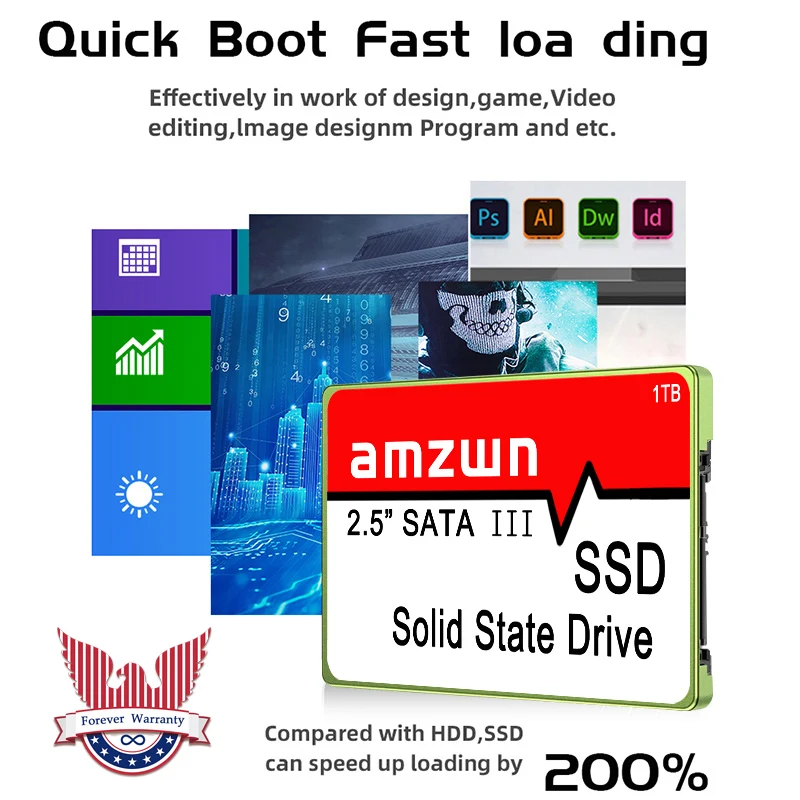 SSD 2.5 Inch Sata3 512GB 256G 128GB SSD Solid State Drive SSD 240GB 256G 480Gb 1TB For Laptop Notebook Desktop Computer
SSD 2.5 Inch Sata3 512GB 256G 128GB SSD Solid State Drive SSD 240GB 256G 480Gb 1TB For Laptop Notebook Desktop Computer