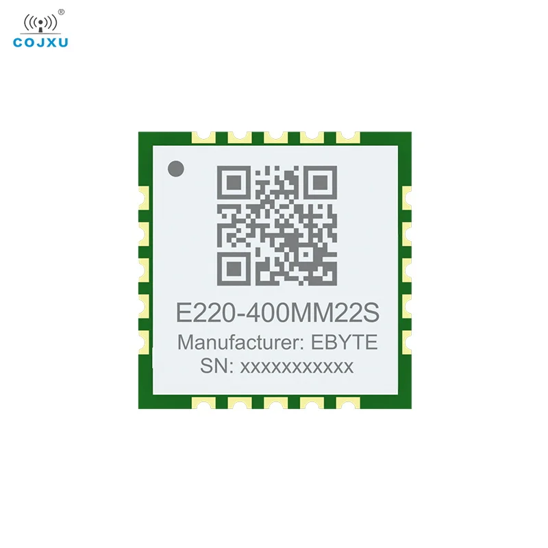 LLCC68 LoRa Wireless Module 433MHz SPI Ultra-Small Size 10*10mm COJXU E220-400MM22S Low Power Consumption 22dBm 5.5KM
LLCC68 LoRa Wireless Module 433MHz SPI Ultra-Small Size 10*10mm COJXU E220-400MM22S Low Power Consumption 22dBm 5.5KM
