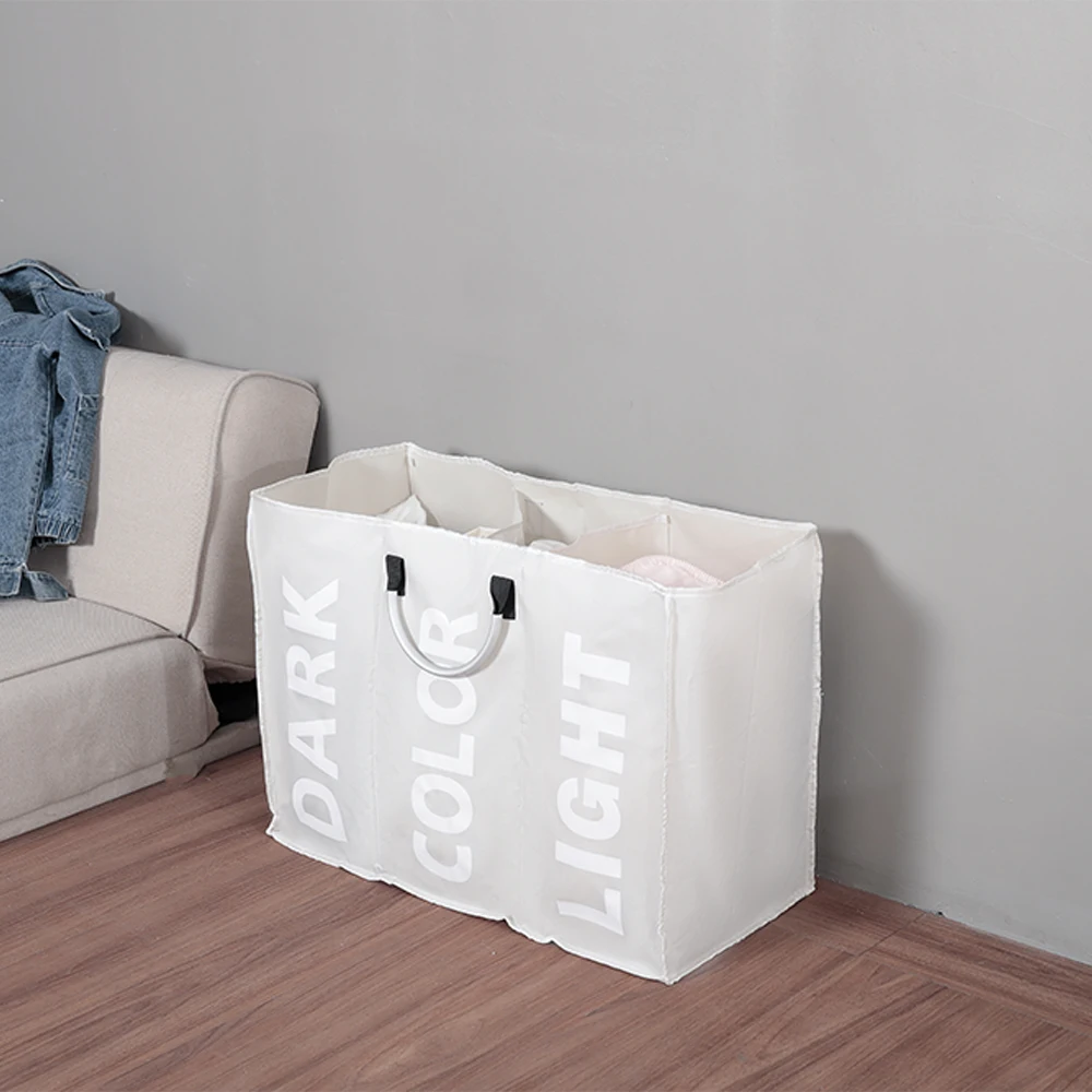 New Dirty Clothes Storage Basket Three Grid Organizer Basket Collapsible Large Laundry Hamper Waterproof Home Laundry Basket
New Dirty Clothes Storage Basket Three Grid Organizer Basket Collapsible Large Laundry Hamper Waterproof Home Laundry Basket