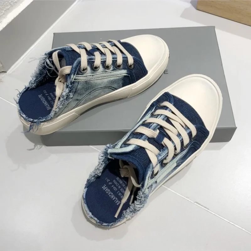 FAFA New Spring And Summer New Retro Cowboy Round Head Heightening Fashionable Hundred With A Foot Stirrups Half Drag Female
FAFA New Spring And Summer New Retro Cowboy Round Head Heightening Fashionable Hundred With A Foot Stirrups Half Drag Female