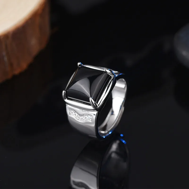 Mens ring stainless steel black gem ring men wholesale male ring antique punk jewelry gifts for women hot
Mens ring stainless steel black gem ring men wholesale male ring antique punk jewelry gifts for women hot