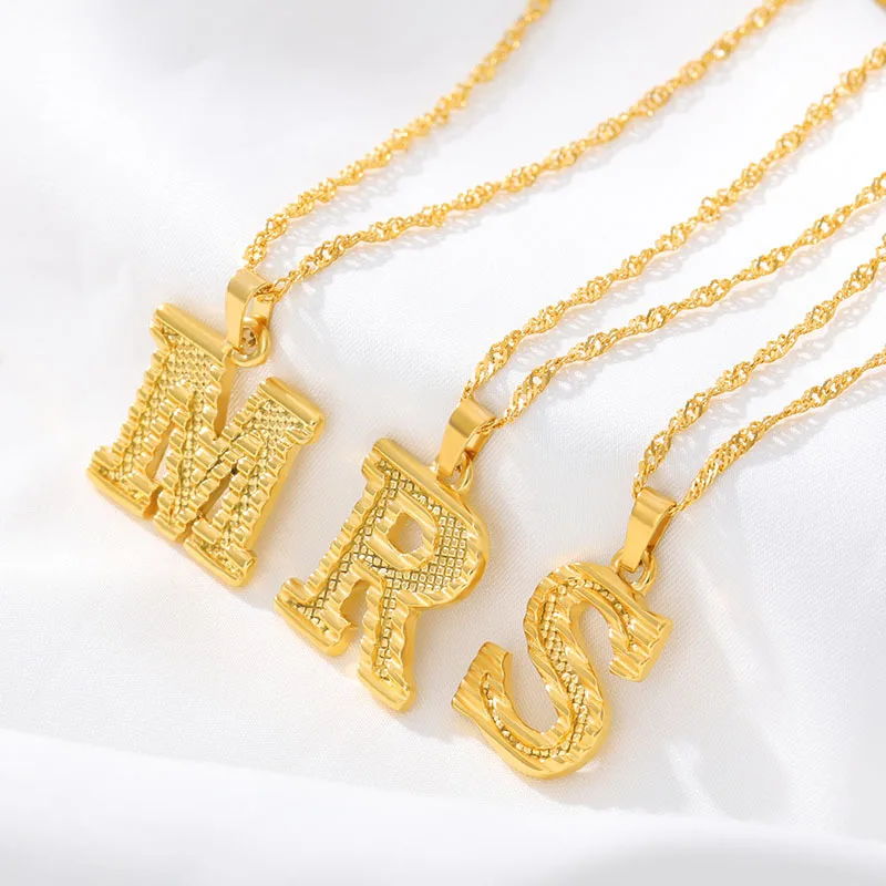 TULX Capital Initial Letter Necklaces For Women Stainless Steel Gold A-Z Alphabet Pendant Necklace Jewelry Bijoux Femme 
TULX Capital Initial Letter Necklaces For Women Stainless Steel Gold A-Z Alphabet Pendant Necklace Jewelry Bijoux Femme