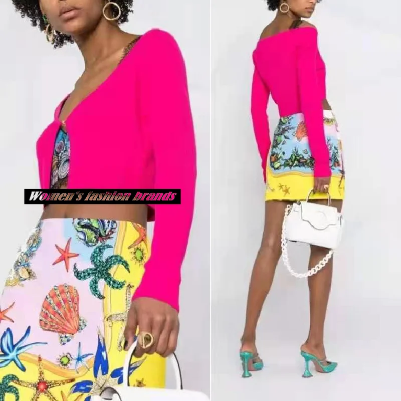 2022 luxury design fashion new starfish shell print women's skirt high-end quality side zipper A-line skirt women's short skirt
2022 luxury design fashion new starfish shell print women's skirt high-end quality side zipper A-line skirt women's short skirt