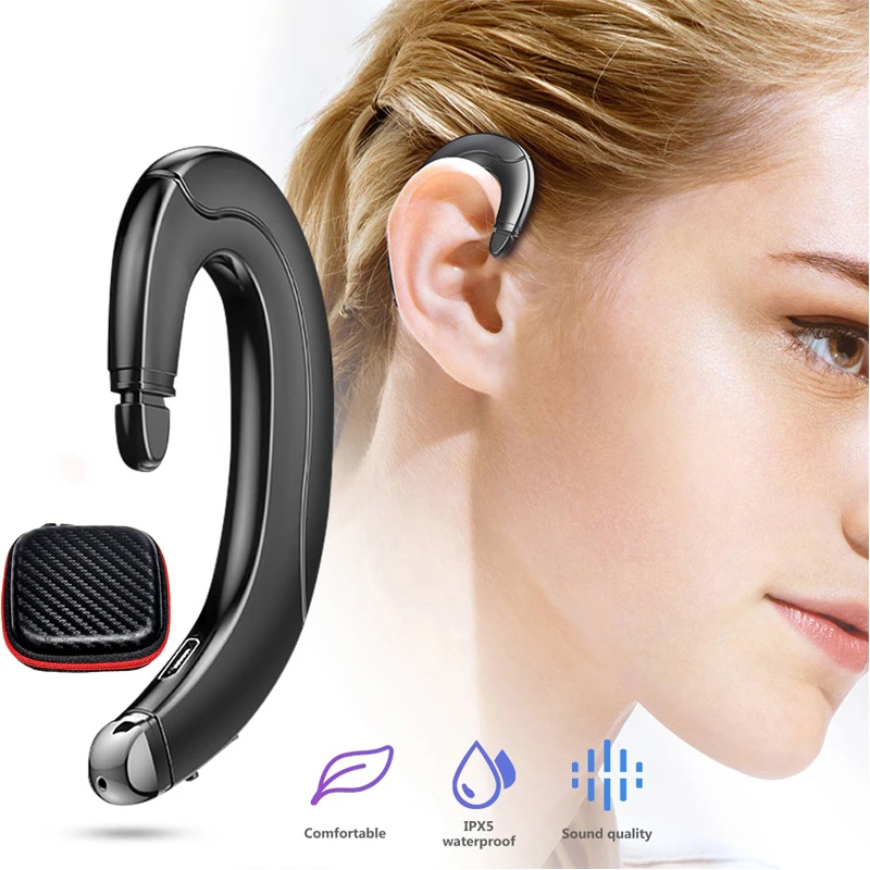 Original F88 Bone Conduction Headset Bluetooth Hearing Aid 5.0 Hi-Fi stereo wireless headset Waterproof sports with microphone
Original F88 Bone Conduction Headset Bluetooth Hearing Aid 5.0 Hi-Fi stereo wireless headset Waterproof sports with microphone