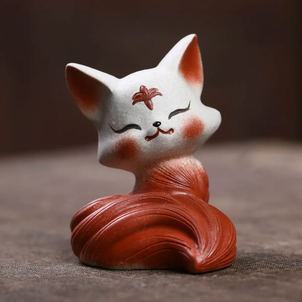 Фиолетовая глина чайная фигурки лиса
Фиолетовая глина чайная фигурки лиса