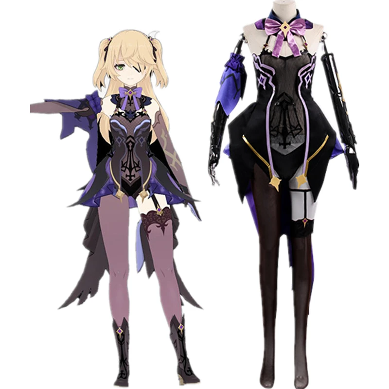 Game Genshin Impact Fischl Cospaly Costumes Dress Accessories Fullsets For Women Girl Performance Party Show
Game Genshin Impact Fischl Cospaly Costumes Dress Accessories Fullsets For Women Girl Performance Party Show