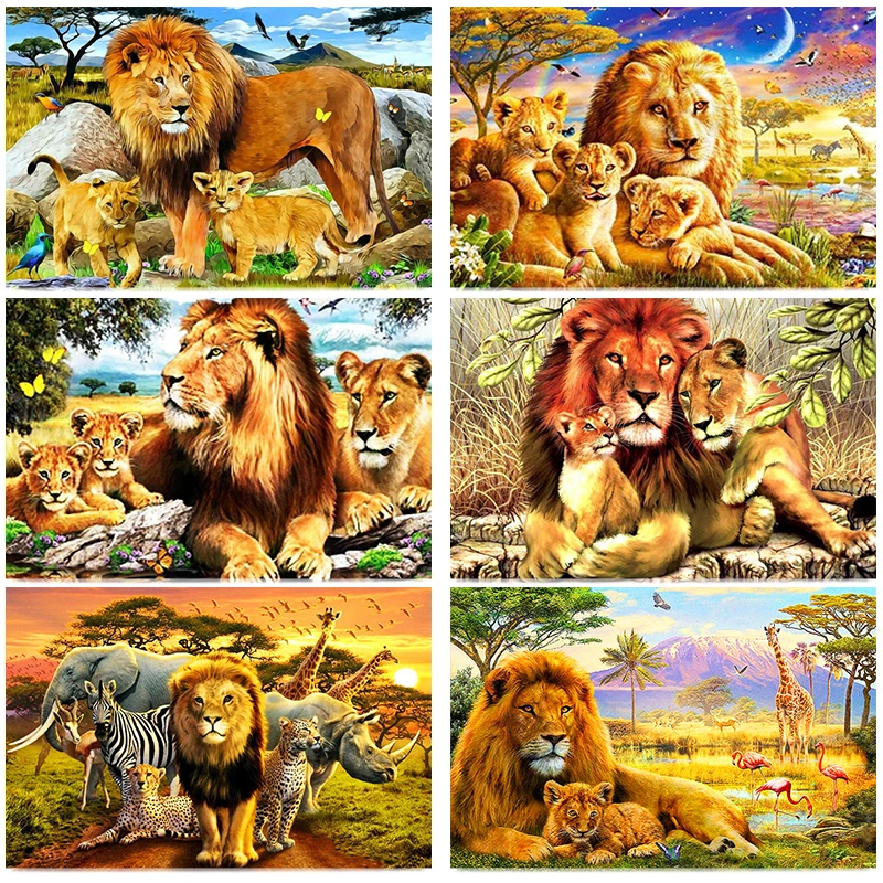 OLOEY 5d Diy Diamond Painting Lion Animal Diamond Art Embroidery Mosaic Sunset Scenery Home Decor
OLOEY 5d Diy Diamond Painting Lion Animal Diamond Art Embroidery Mosaic Sunset Scenery Home Decor