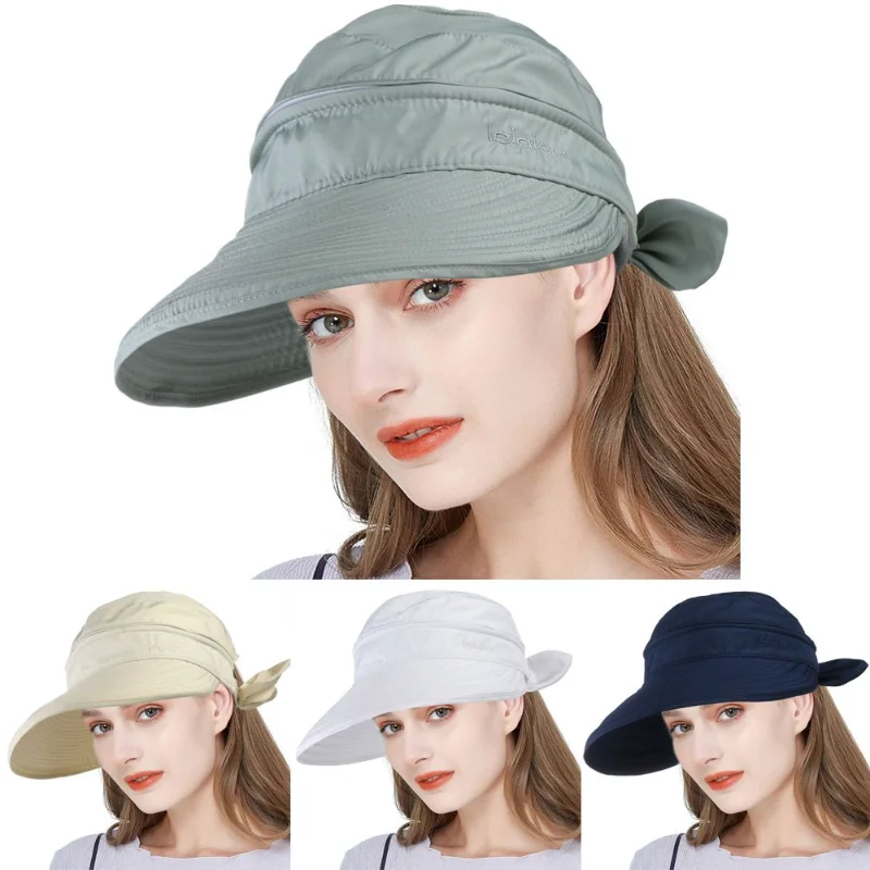 Women Anti Summer Visor Sun Hat Wide Brim Beach Hat Outdoor Casual Bowknot Cap Ladies Foldable Cap Hiking Travel Sun Hats
Women Anti Summer Visor Sun Hat Wide Brim Beach Hat Outdoor Casual Bowknot Cap Ladies Foldable Cap Hiking Travel Sun Hats