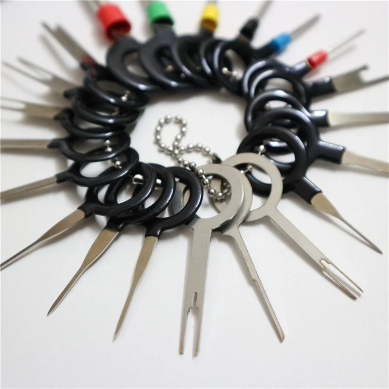 21Pcs Car Plug Terminal Removal Tool Pin Needle Retractor Pick Electrical Wire Puller Hand Tools Kit
21Pcs Car Plug Terminal Removal Tool Pin Needle Retractor Pick Electrical Wire Puller Hand Tools Kit