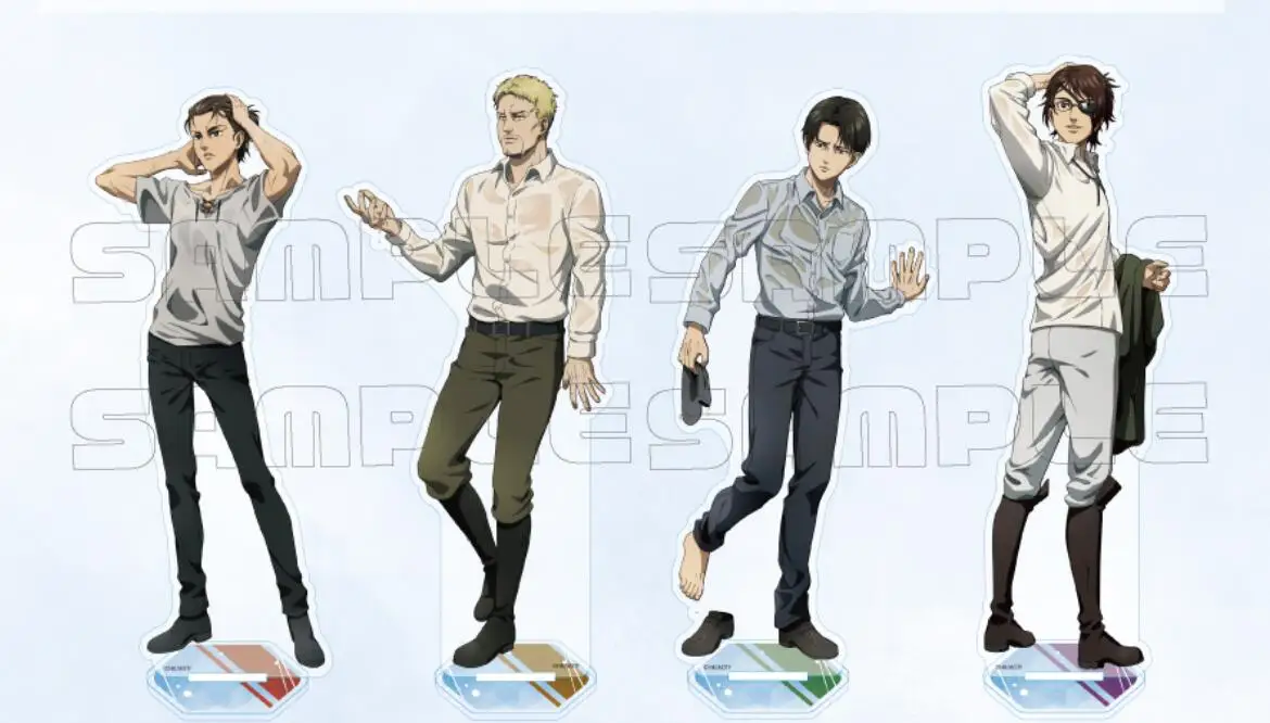 Anime Attack on Titan Levi Ackerman Mikasa Ackerman Stand Figure Cosplay Acrylic Cartoon Model Plate Desk Decor Xmas Gifts
Anime Attack on Titan Levi Ackerman Mikasa Ackerman Stand Figure Cosplay Acrylic Cartoon Model Plate Desk Decor Xmas Gifts