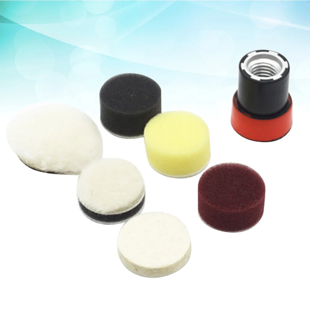 7PCS/ Set Polishing Pad Self Adhesive Portable Practical Sponge Polisher Polishing Pads Buffing Pad for Automobile
7PCS/ Set Polishing Pad Self Adhesive Portable Practical Sponge Polisher Polishing Pads Buffing Pad for Automobile