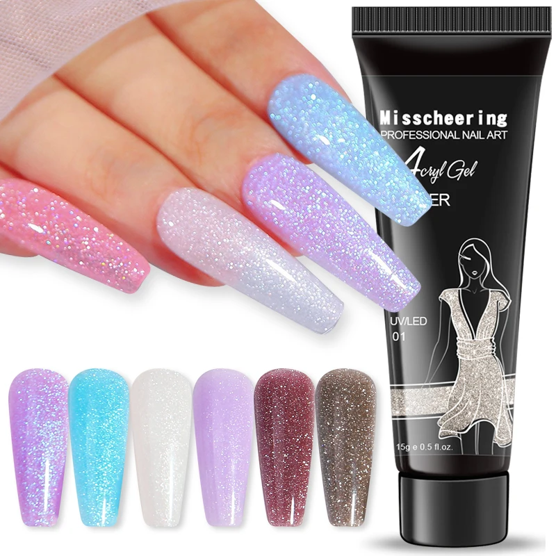15ml Glitter Gel Nail Polish Pearlescent Gel Polish Nail Extension Builder Gel for Nails Professional Semi Permanent UV Nail Gel
15ml Glitter Gel Nail Polish Pearlescent Gel Polish Nail Extension Builder Gel for Nails Professional Semi Permanent UV Nail Gel