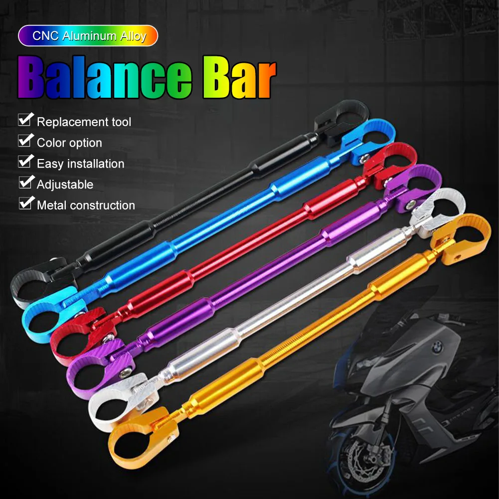 

Motorcycle Balance Bar Universal 22mm CNC Aluminum Crossbar Strengthen Handlebar Extended Motorbike Reinforce Lever Accessories