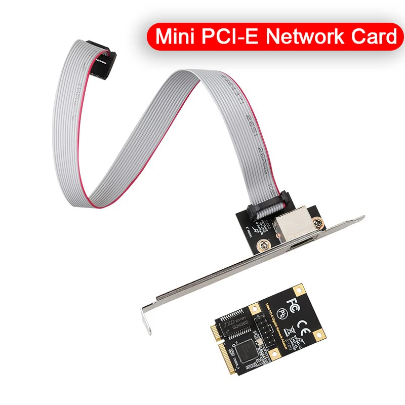 Мини PCI E Gigabit Ethernet для intel I210 гигабитная сетевая карта сетевой адаптер ПК Mini Express RJ45