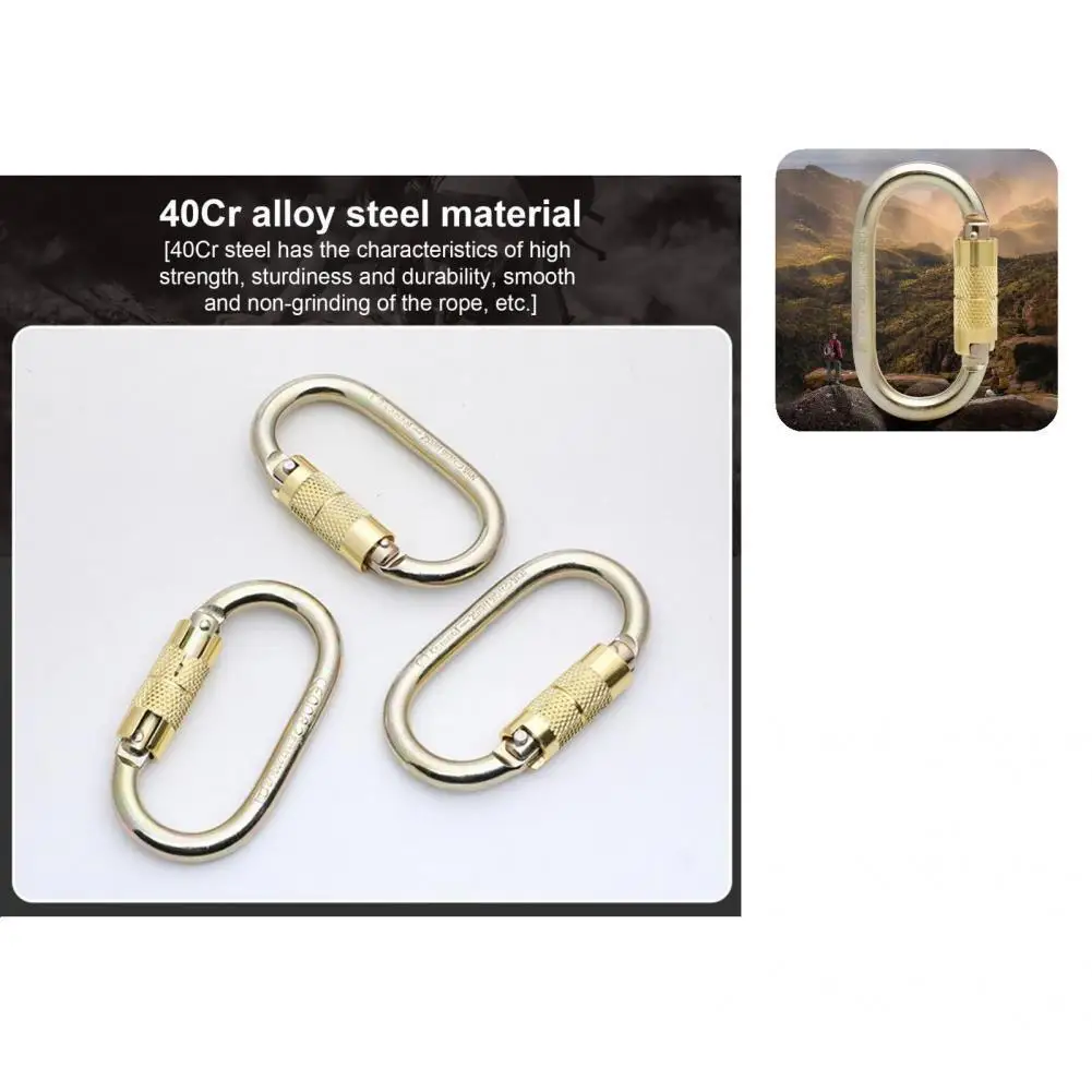 Alloy Steel Universal Indeformable Climbing Carabiner Fine Workmanship for Outdoor
Alloy Steel Universal Indeformable Climbing Carabiner Fine Workmanship for Outdoor