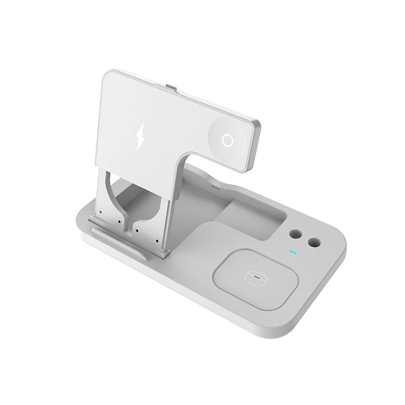 15W 4 in 1 Wireless Folding Charger Fast Charging Base for iPhone12/11Pro Airpods Pro IWatch5/4 Apple Pencil White
15W 4 in 1 Wireless Folding Charger Fast Charging Base for iPhone12/11Pro Airpods Pro IWatch5/4 Apple Pencil White