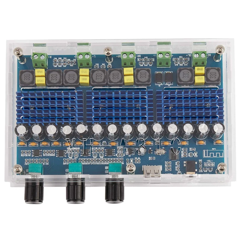 Цифровой усилитель мощности XH-A310 Bluetooth 5,0 TPA3116 D2, 4 канала, 50 Вт x2 + Вт x2, двойной басовый усилитель, модуль
Цифровой усилитель мощности XH-A310 Bluetooth 5,0 TPA3116 D2, 4 канала, 50 Вт x2 + Вт x2, двойной басовый усилитель, модуль