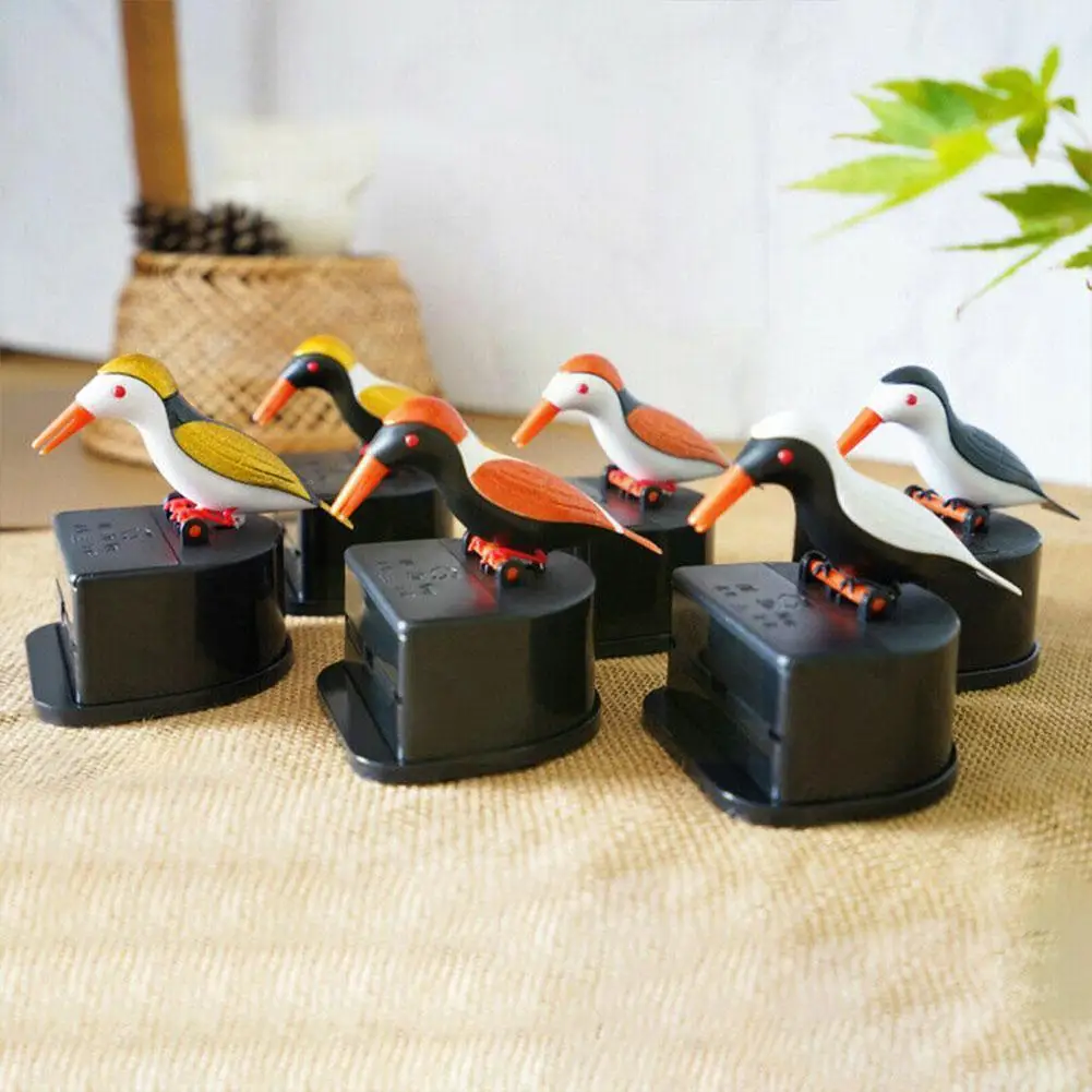 New Cute Small Bird Toothpick Container Automatic Toothpick Holder Color Random Toothpick Dispenser Table Home Decoration D H1y6
New Cute Small Bird Toothpick Container Automatic Toothpick Holder Color Random Toothpick Dispenser Table Home Decoration D H1y6