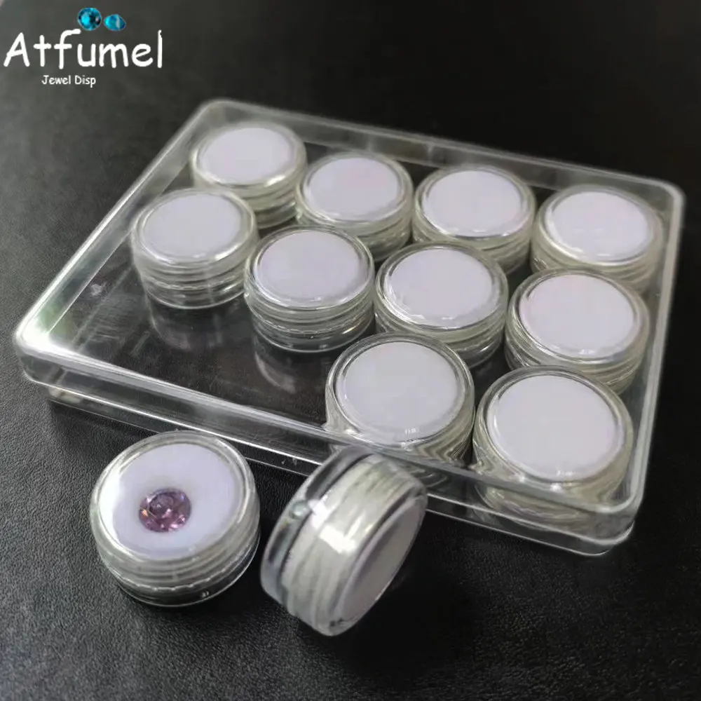 Tramsparent Loose Diamond Jewelry Storage Box Stone Gems Container Beads Display Organizer Gemstone Zircon Packaging Jar Case
Tramsparent Loose Diamond Jewelry Storage Box Stone Gems Container Beads Display Organizer Gemstone Zircon Packaging Jar Case