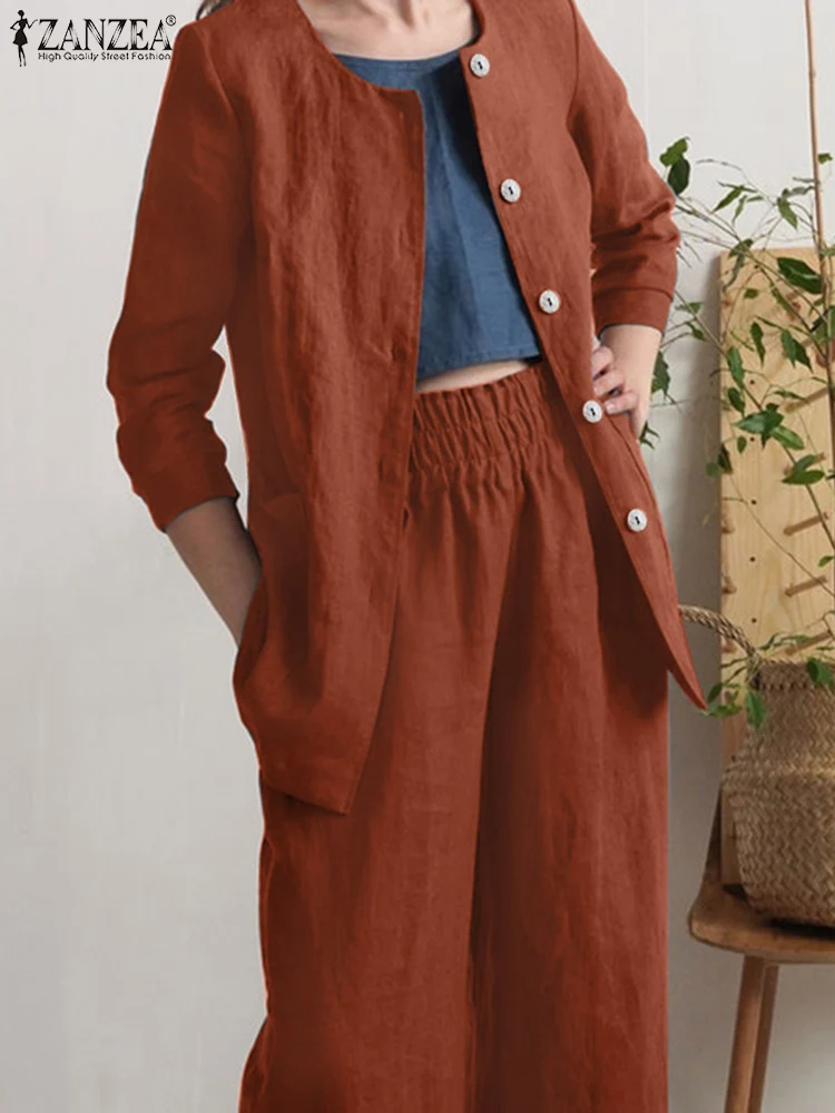 2022 kaftan 3/4 Sleeve O Neck Blouses and Pants ZANZEA Female Solid Tops Elastic Waist Trouser2PCS Sets Women Casual Loose Sets
2022 kaftan 3/4 Sleeve O Neck Blouses and Pants ZANZEA Female Solid Tops Elastic Waist Trouser2PCS Sets Women Casual Loose Sets