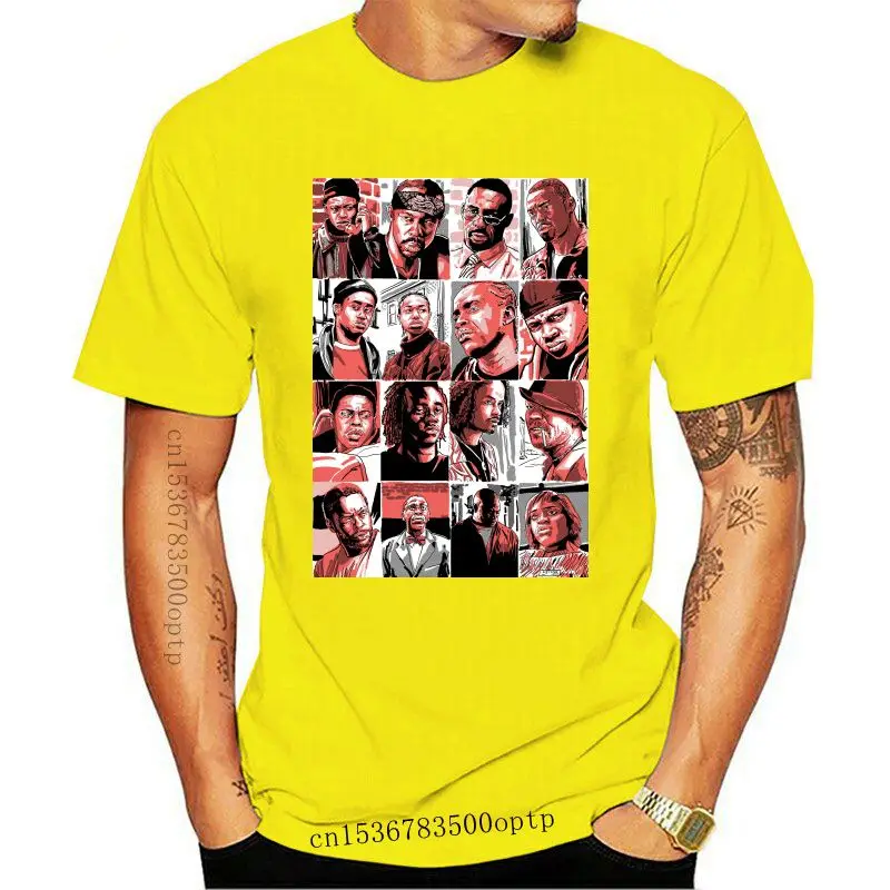 Camiseta de manga corta para hombre, Camisa de algodón con estampado de BARKSDALE CREW THE WIRE, talla grande EM1 de EE. UU., nu
Camiseta de manga corta para hombre, Camisa de algodón con estampado de BARKSDALE CREW THE WIRE, talla grande EM1 de EE. UU., nu