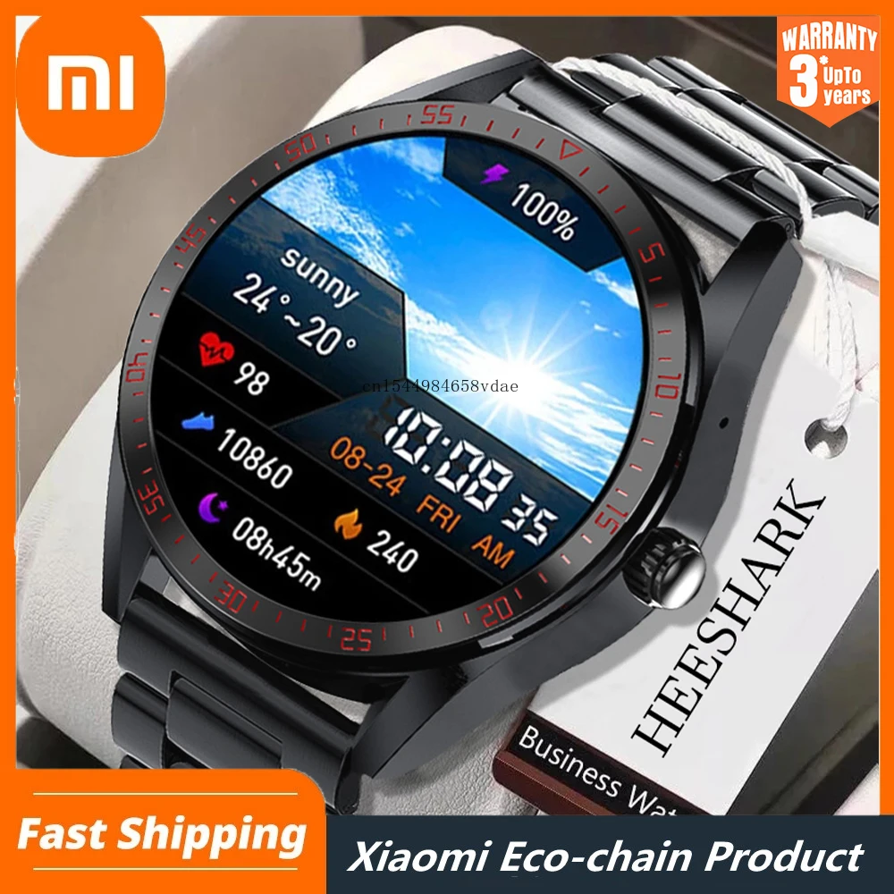 Мужские Смарт-часы Xiaomi с AMOLED-экраном, всегда отображают время, звонки по Bluetooth, местная музыка, погодные мужские часы для Android и IOS
Мужские Смарт-часы Xiaomi с AMOLED-экраном, всегда отображают время, звонки по Bluetooth, местная музыка, погодные мужские часы для Android и IOS