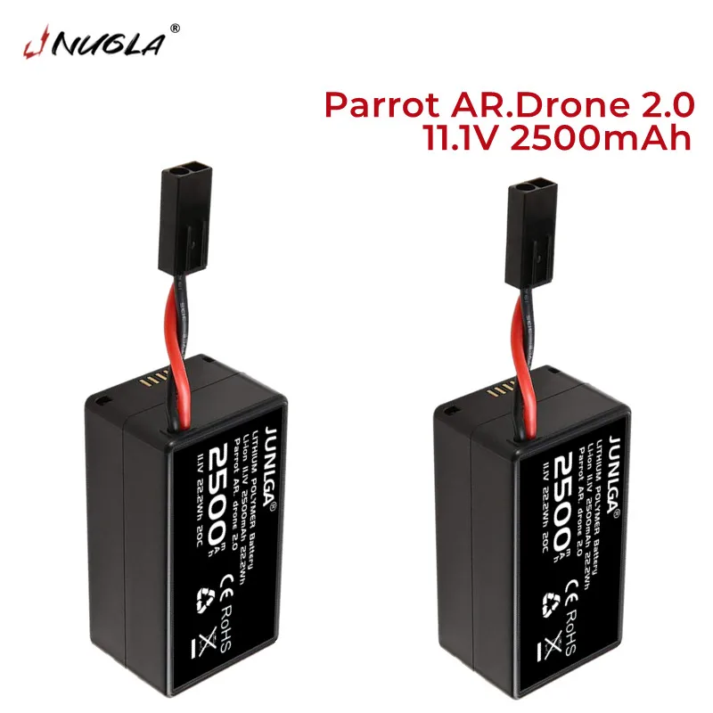 Upgrade to 11.1V 2500mAh Li-Polymer Replacement Battery Compatible with Parrot AR.Drone 2.0 Power Edition Helicopter 4 Set
Upgrade to 11.1V 2500mAh Li-Polymer Replacement Battery Compatible with Parrot AR.Drone 2.0 Power Edition Helicopter 4 Set