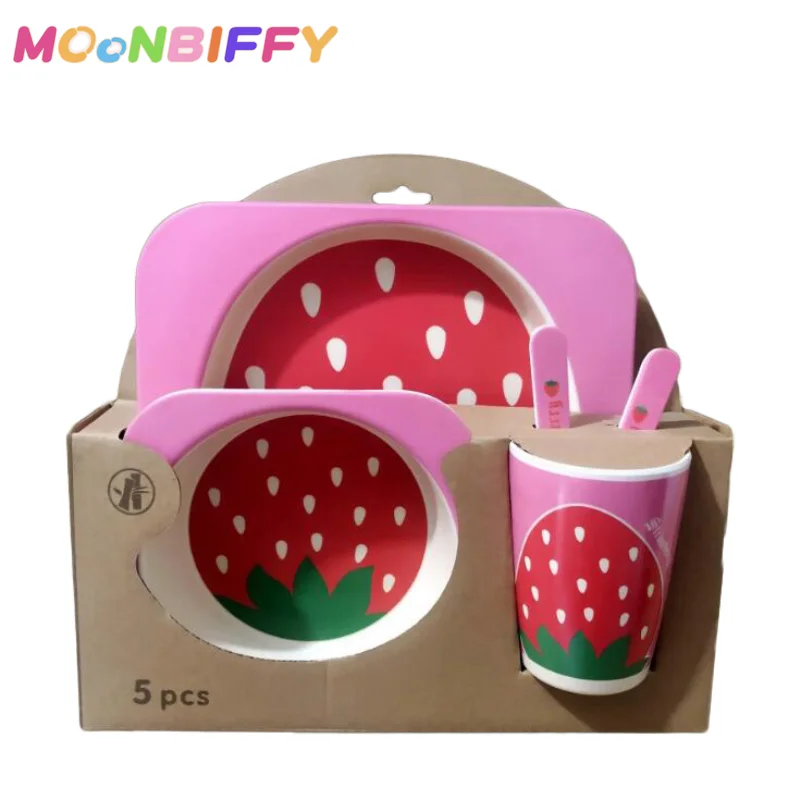 5pcs/set Cartoon Animal Tableware Baby Dishes Set Eco-friendly Bamboo Fiber Dinnerware Food Plate Bowl For Kids Boy Girl Gifts
5pcs/set Cartoon Animal Tableware Baby Dishes Set Eco-friendly Bamboo Fiber Dinnerware Food Plate Bowl For Kids Boy Girl Gifts