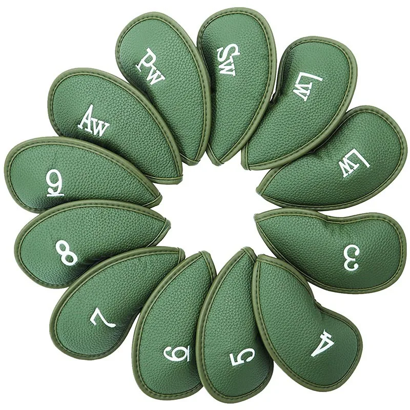 12 Pcs/set Portable PU Golf Club Iron Head Covers Protector Golfs Head Cover Set malbon 골프커버 golf headcover hybrid 골프 골프용품 퍼트클럽
12 Pcs/set Portable PU Golf Club Iron Head Covers Protector Golfs Head Cover Set malbon 골프커버 golf headcover hybrid 골프 골프용품 퍼트클럽