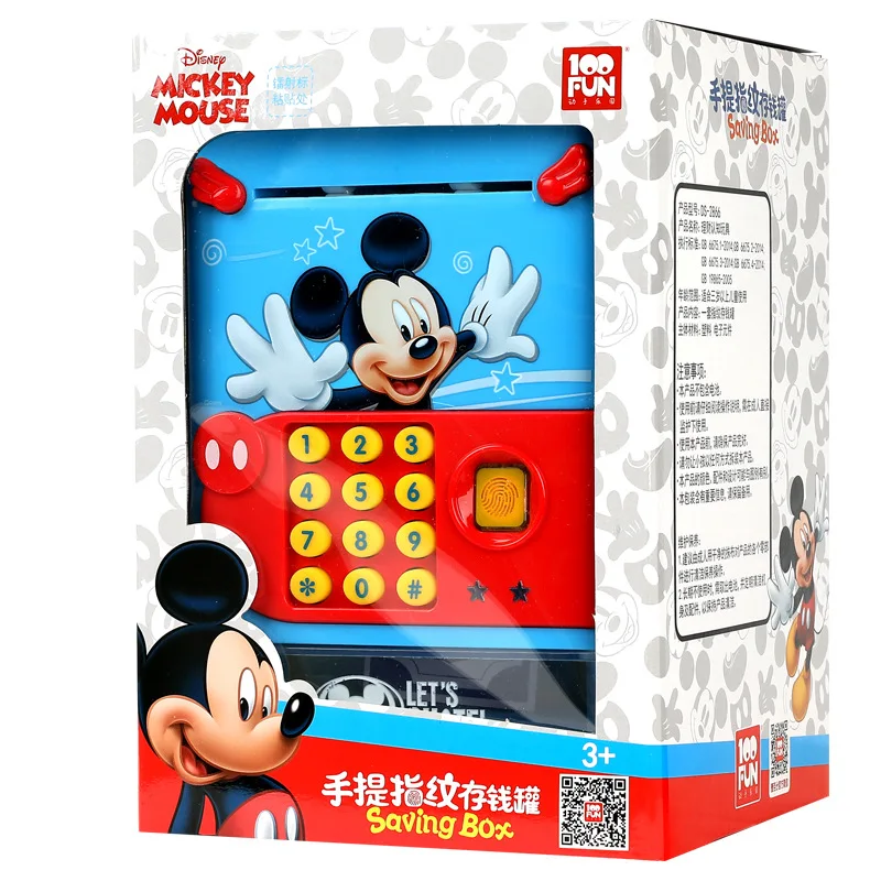 Disney, Микки, детский банк для отпечатков пальцев, коробка с паролем для мальчиков и девочек, безопасные праздничные подарочные игрушки
Disney, Микки, детский банк для отпечатков пальцев, коробка с паролем для мальчиков и девочек, безопасные праздничные подарочные игрушки