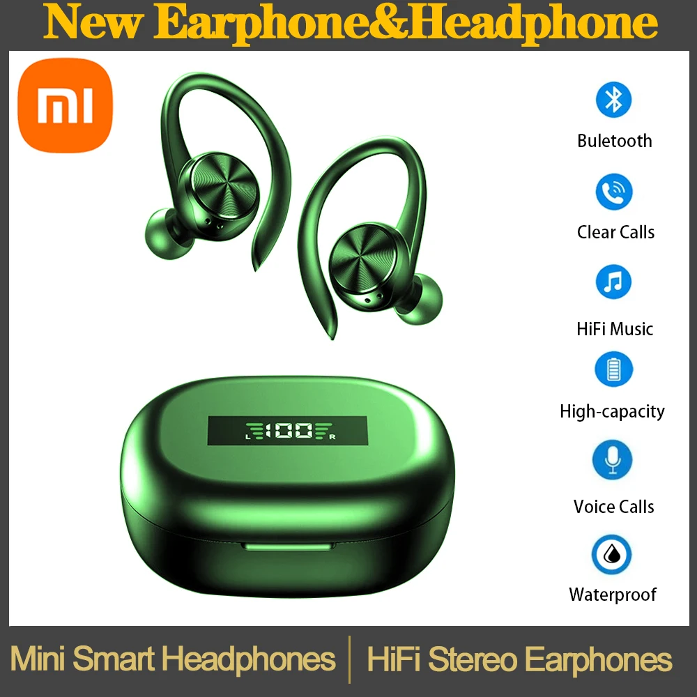 Xiaomi Sports TWS Bluetooth Наушники HiFi Стерео Музыкальные Беспроводные Наушники Наушники-крючки Наушники Водонепроницаемая Игровая Гарнитура С Микро...
Xiaomi Sports TWS Bluetooth Наушники HiFi Стерео Музыкальные Беспроводные Наушники Наушники-крючки Наушники Водонепроницаемая Игровая Гарнитура С Микро...