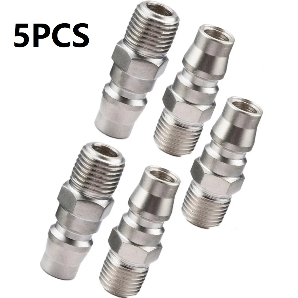 5PCS NITTO Male Coupling Air Fitting With 1/4inch BSP Male Thread 20PM Pneumatic Air Line Quick Coupling Connector Coupler
5PCS NITTO Male Coupling Air Fitting With 1/4inch BSP Male Thread 20PM Pneumatic Air Line Quick Coupling Connector Coupler