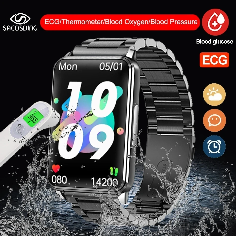 Новинка 2023, неинвазивные Смарт-часы для измерения ЭКГ и сахара в крови, ФПГ, HRV, мужские и женские умные часы с измерением температуры тела и пульса, фитнес-браслет
Новинка 2023, неинвазивные Смарт-часы для измерения ЭКГ и сахара в крови, ФПГ, HRV, мужские и женские умные часы с измерением температуры тела и пульса, фитнес-браслет