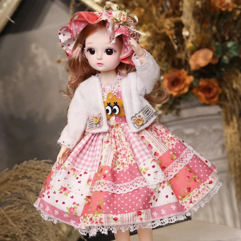 Новая модная Кукла 1/6 BJD, куклы 30 см, тело, макияж, 3D глаза, красивая принцесса, длинный парик, детская девушка, фотосессия для девочек
Новая модная Кукла 1/6 BJD, куклы 30 см, тело, макияж, 3D глаза, красивая принцесса, длинный парик, детская девушка, фотосессия для девочек