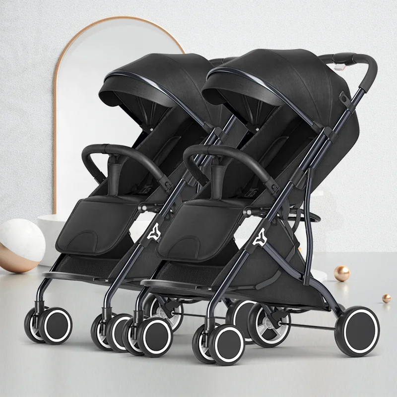 yoya yoyo twin baby stroller is portable and foldable. Two people can sit and lie down. It can be split into two baby strollers
yoya yoyo twin baby stroller is portable and foldable. Two people can sit and lie down. It can be split into two baby strollers