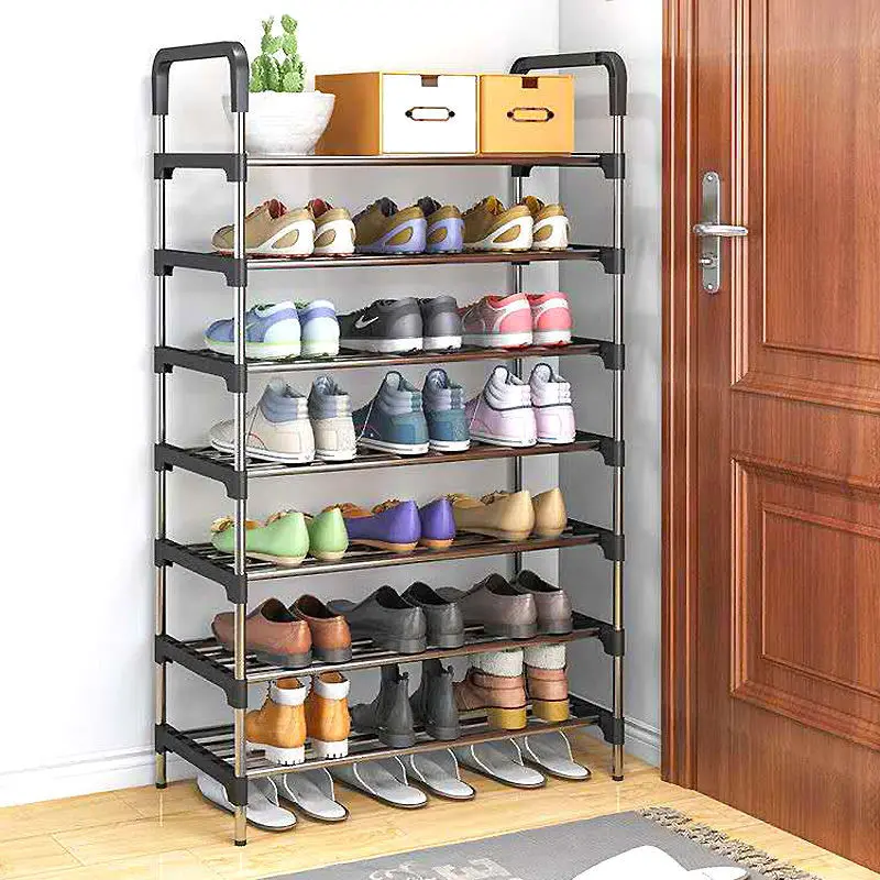 

Multilayer Shoe Cabinet Easy to Install Shoes Shelf Organizer Space-saving Stand Holder Entryway Home Dorm Tall Narrow Shoe Rack