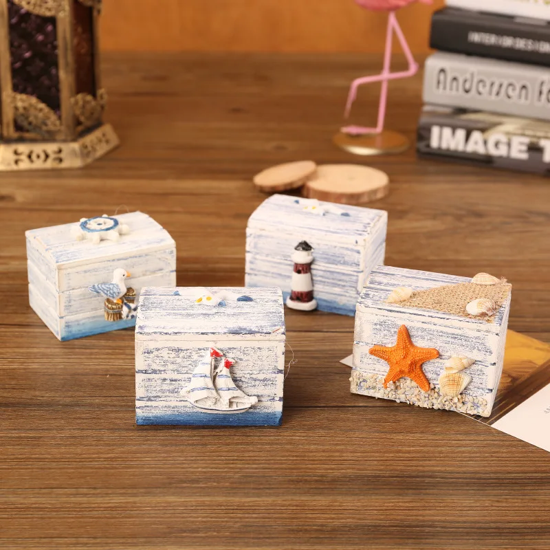 Mediterranean style storage box desktop wooden storage box small wooden box jewelry box packaging box
Mediterranean style storage box desktop wooden storage box small wooden box jewelry box packaging box