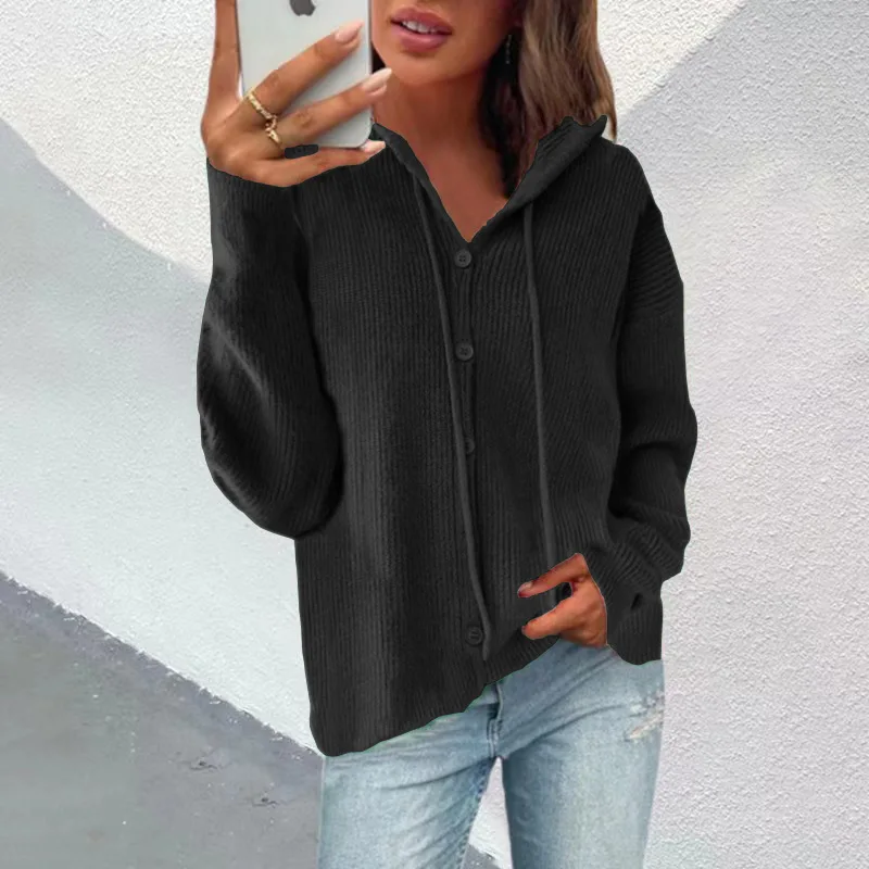 Hooded Sweater Knitted Women Winter Cotton Pullover Tops Oversized Warm Long Sleeve Button Drawstring Casual Ladies Jumper Wool
Hooded Sweater Knitted Women Winter Cotton Pullover Tops Oversized Warm Long Sleeve Button Drawstring Casual Ladies Jumper Wool