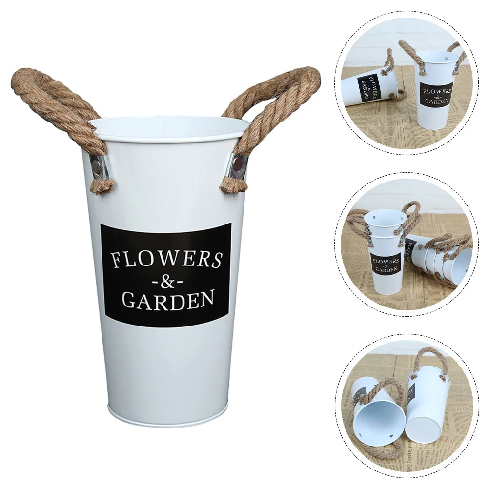 Flower Holder Vases For Flowers Flower Pots Outdoor Metal Planter Flower Bucket Farmhouse Decor Metal Bucket for Home
Flower Holder Vases For Flowers Flower Pots Outdoor Metal Planter Flower Bucket Farmhouse Decor Metal Bucket for Home