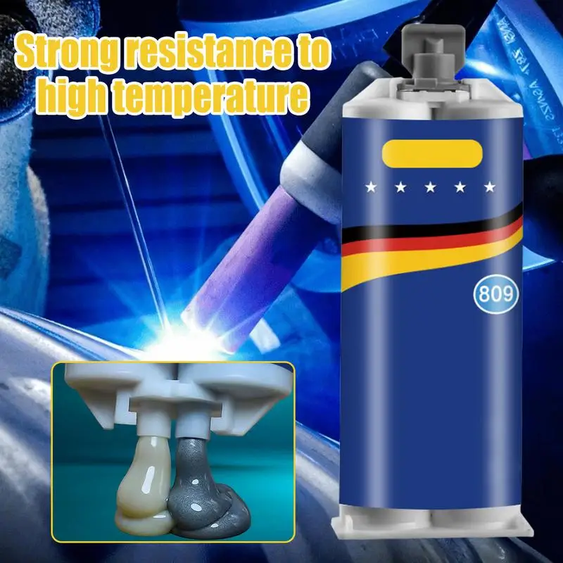 50/100g Metal Repair Glue A+B Glue Heat Resistance Cold Weld Repair Adhesive Industrial Casting Agent Tool Super Welding Glue
50/100g Metal Repair Glue A+B Glue Heat Resistance Cold Weld Repair Adhesive Industrial Casting Agent Tool Super Welding Glue