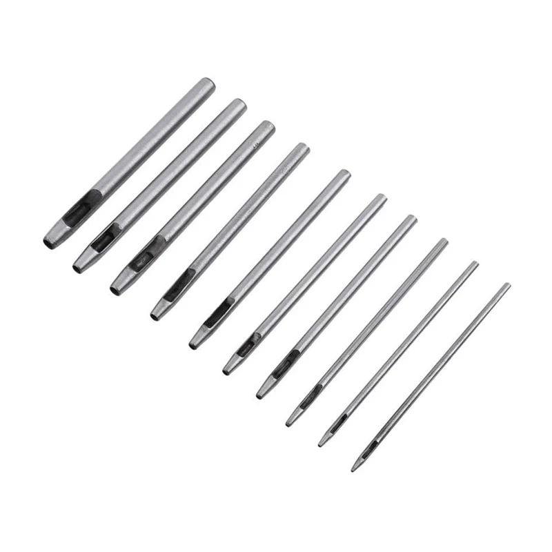 A50I 10 Pcs Leather Hole Punch Cutter Hollow Punch Set For Leather Tools For Soft Material Working 0.5-5Mm
A50I 10 Pcs Leather Hole Punch Cutter Hollow Punch Set For Leather Tools For Soft Material Working 0.5-5Mm