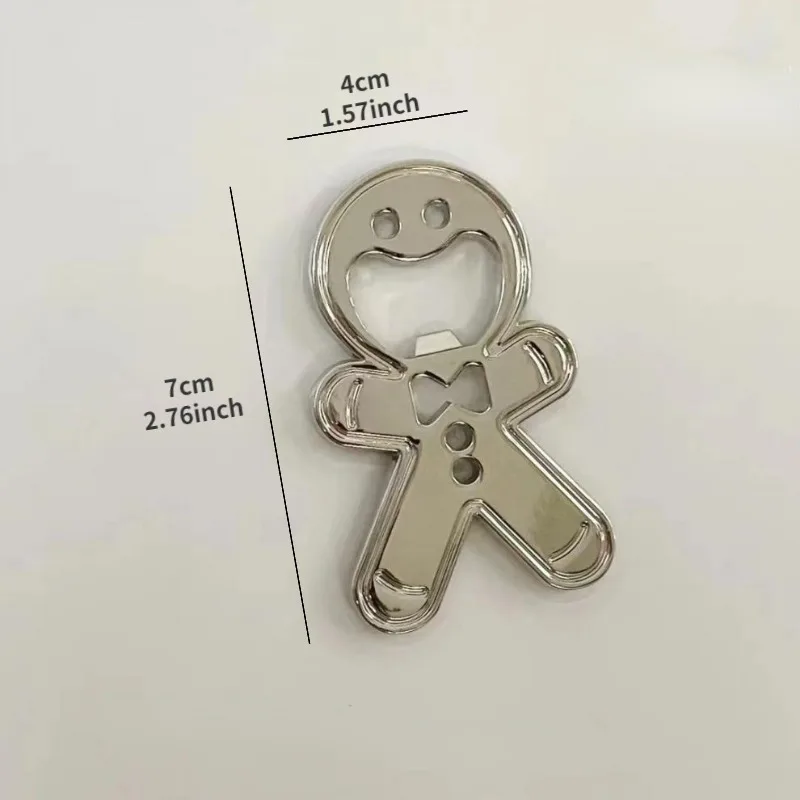 Магнитный открывалка для бутылок "Пряничный Человечек"
Магнитный открывалка для бутылок "Пряничный Человечек"