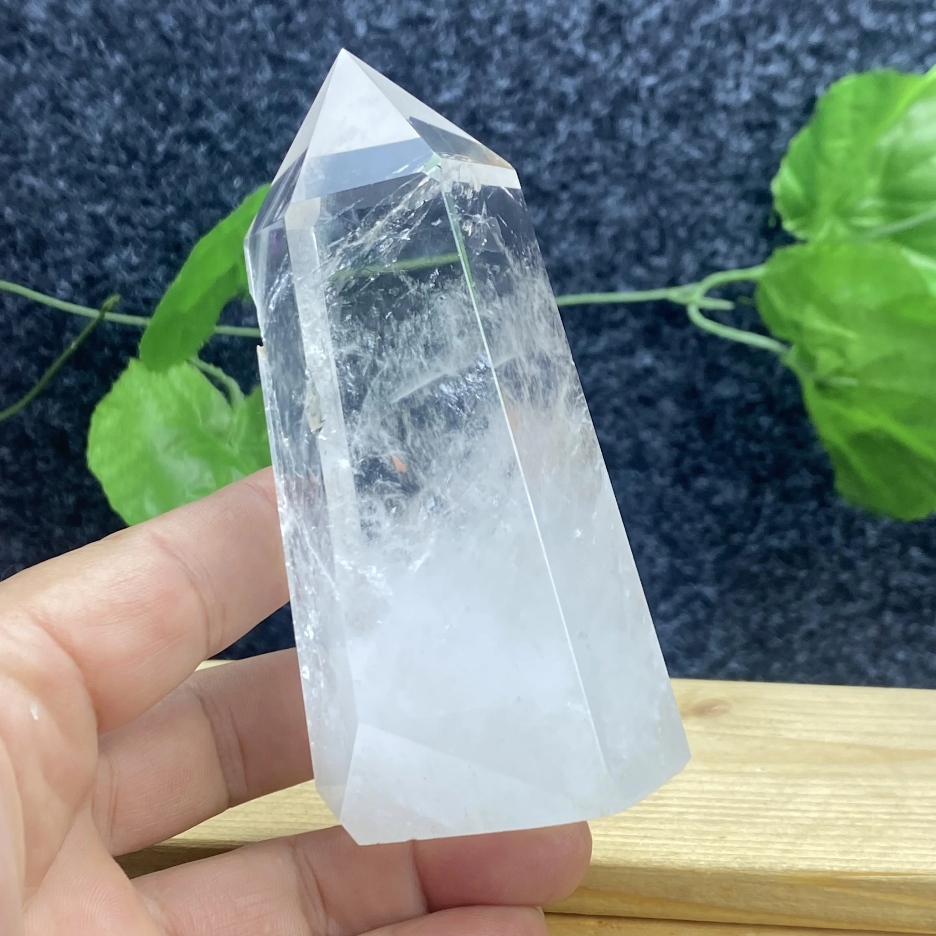 Natural Crystal Transparent Hexagonal Wand White Crystal Obelisk Reiki Healing Ore Specimen Office Home Decor Holiday Gift
Natural Crystal Transparent Hexagonal Wand White Crystal Obelisk Reiki Healing Ore Specimen Office Home Decor Holiday Gift