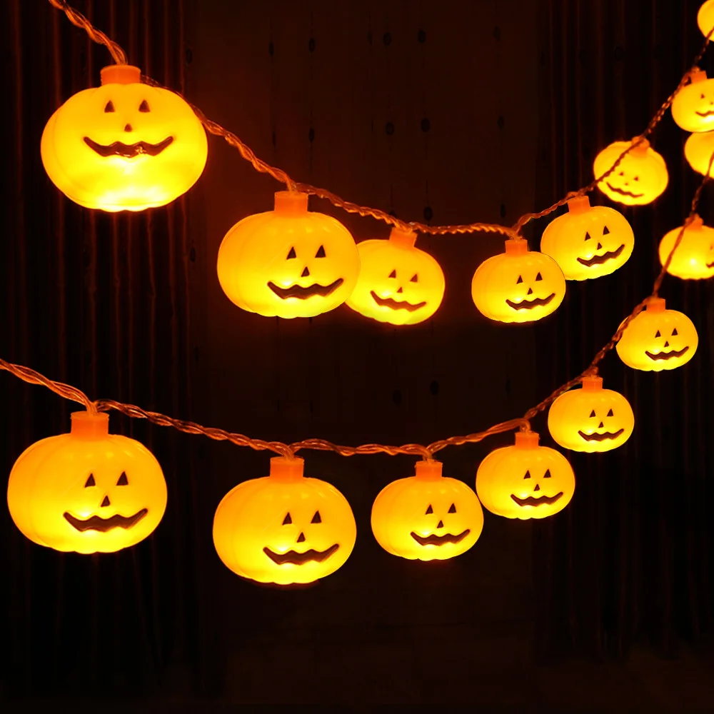 Halloween Pumpkin String Lights LED 3D Pumpkin String Lights Halloween Party Atmosphere Lamps Lantern Decoration Supplies
Halloween Pumpkin String Lights LED 3D Pumpkin String Lights Halloween Party Atmosphere Lamps Lantern Decoration Supplies