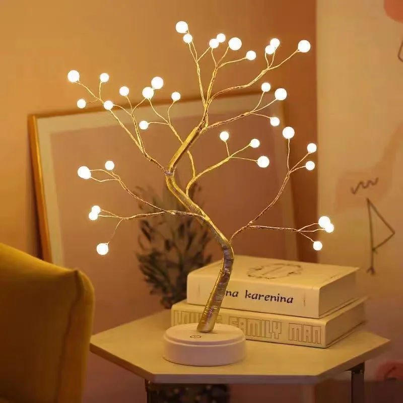 Nordic Ins Girl Creative Led Pearl Tree Lamp Bedroom Desktop Decoration Net Red Homestay Bedside Night Lamp Decoration.
Nordic Ins Girl Creative Led Pearl Tree Lamp Bedroom Desktop Decoration Net Red Homestay Bedside Night Lamp Decoration.