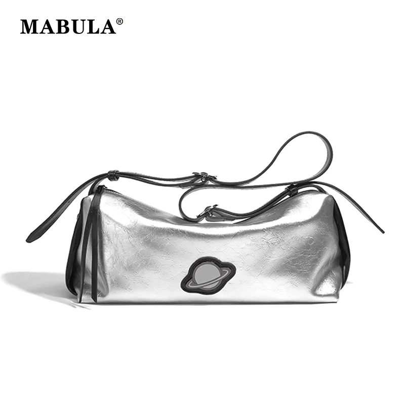 

MABULA Jelly Color Punk Women Sling Hobo Purse Lightweight Trend Travel Crossbody Bag Fashion Casual Daily Shoulder Handbag