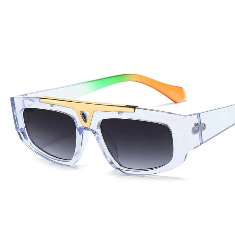 

Новые Квадратные Солнцезащитные очки женские модные маленькие металлические полые Солнцезащитные очки в индивидуальной оправе мужские трендовые очки Брендовые очки UV400
