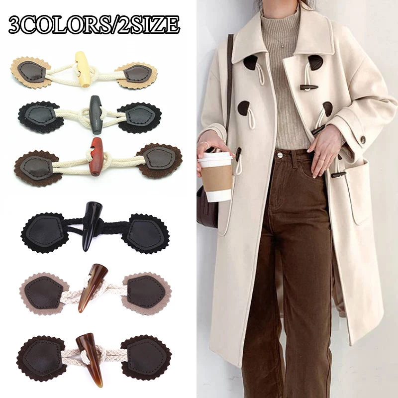 Useful Vintage Wood & Real Leather Duffle Horn Toggle Button For Craft Jacket Coat Brown 15cm Combined Buttons Sewing Materials
Useful Vintage Wood & Real Leather Duffle Horn Toggle Button For Craft Jacket Coat Brown 15cm Combined Buttons Sewing Materials